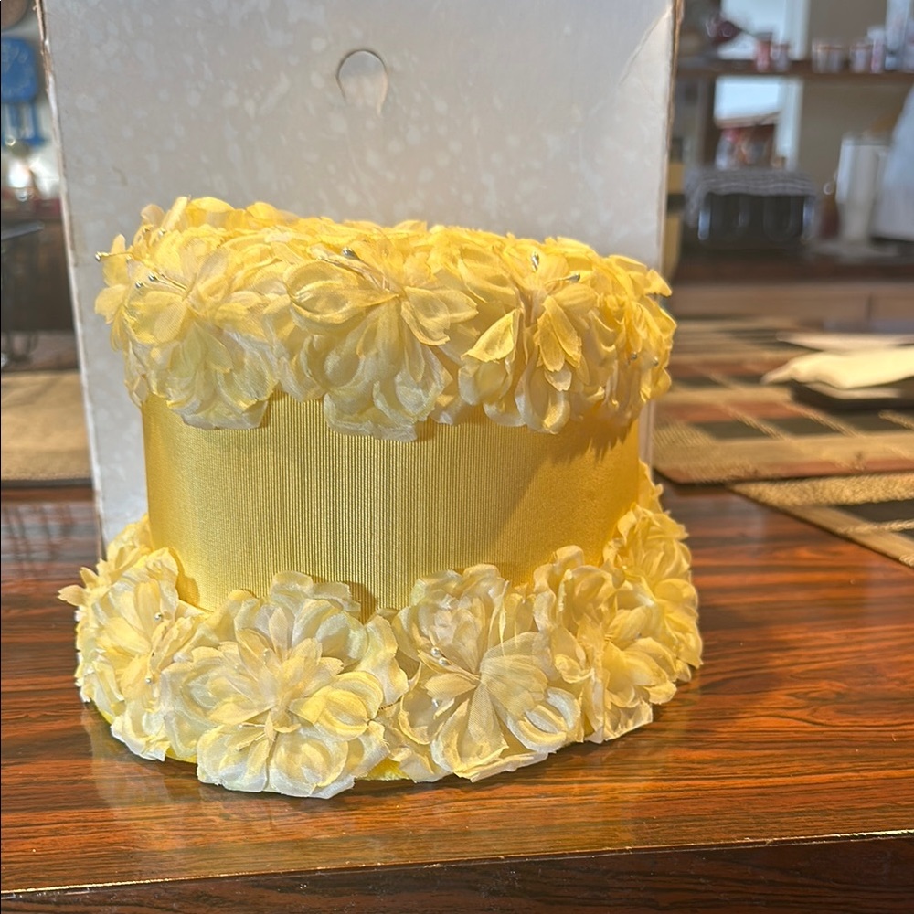 Yellow Floral Ribbon